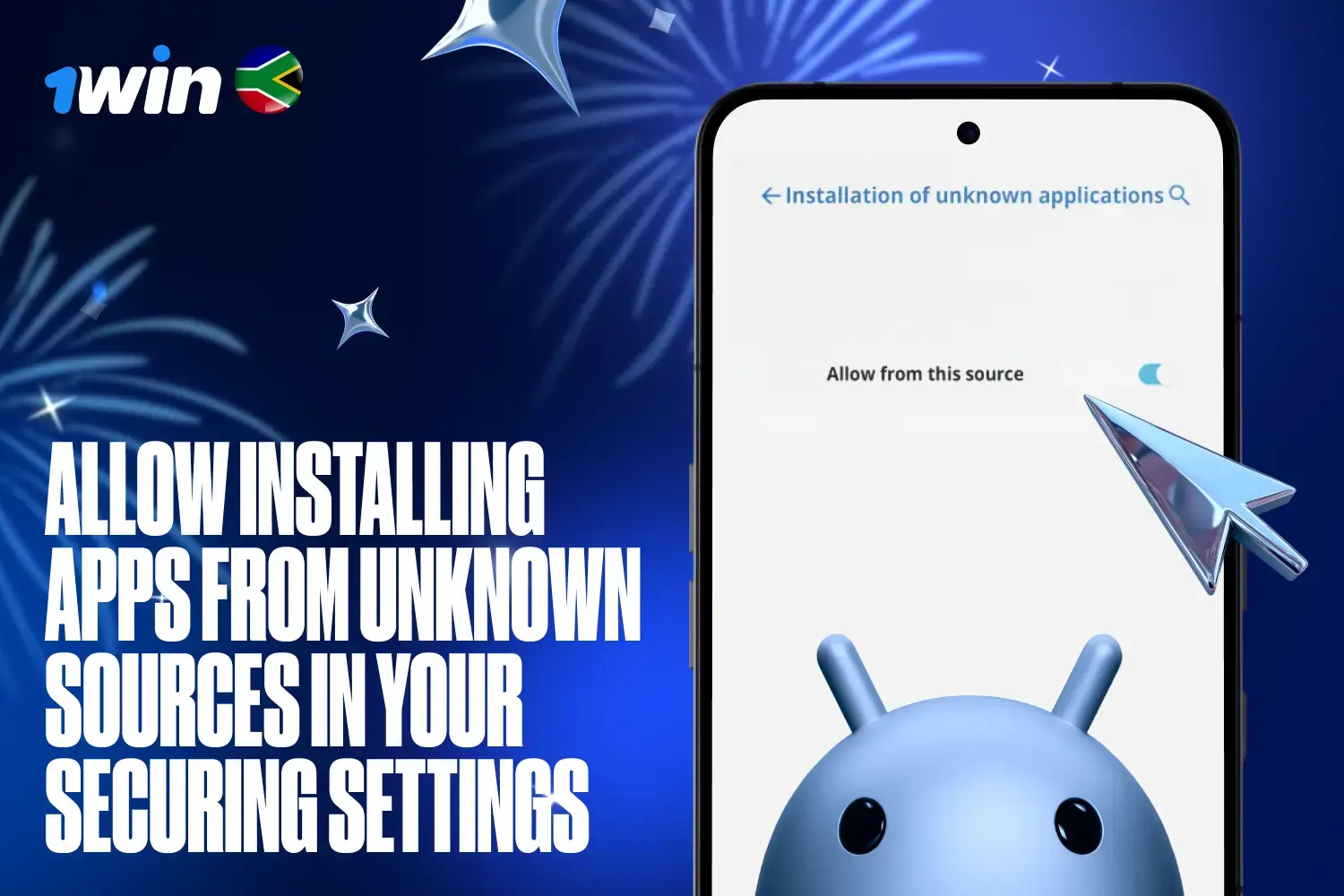 Step 3: Enable installation from unknown sources in Android security settings